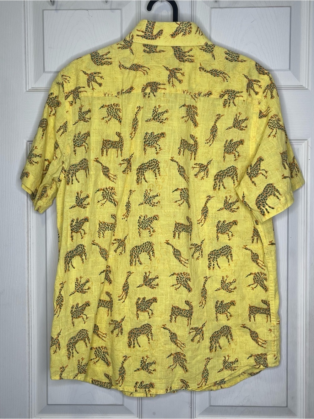 Fabindia Shirt Cotton Hand Block Printed Slim Fit Regular Button Front  Sz  M - Picture 7 of 7